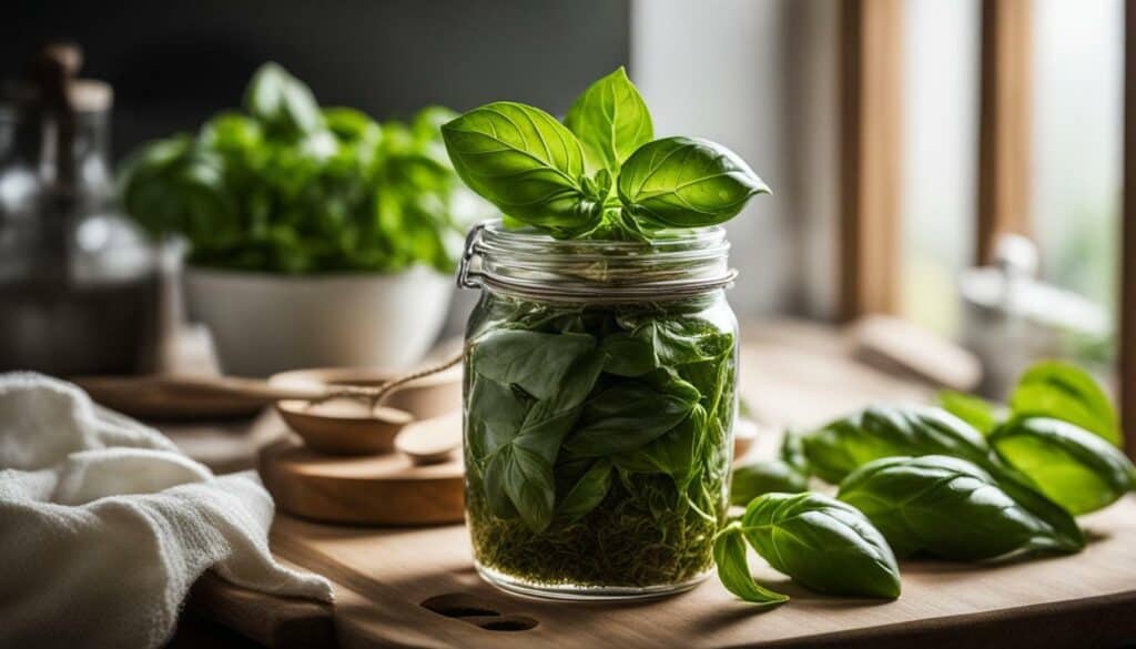 Best way to store basil