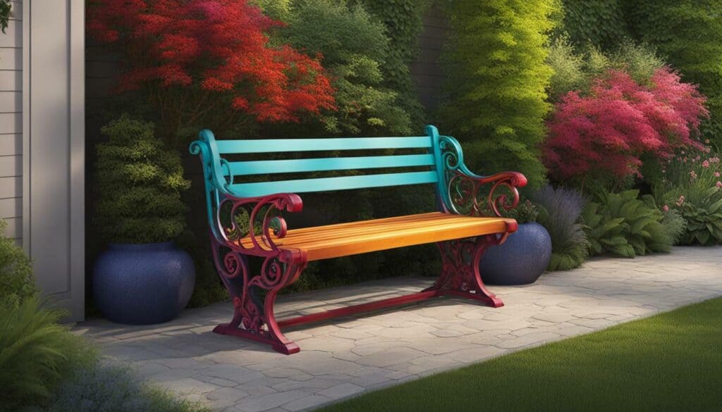 Creative Garden Bench