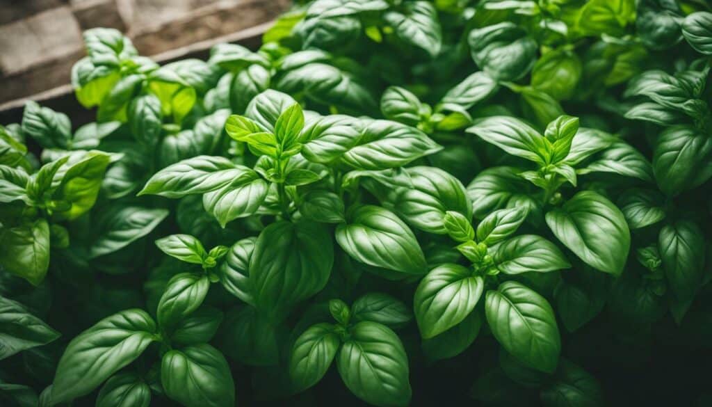 Ensuring sufficient airflow for healthy basil plants