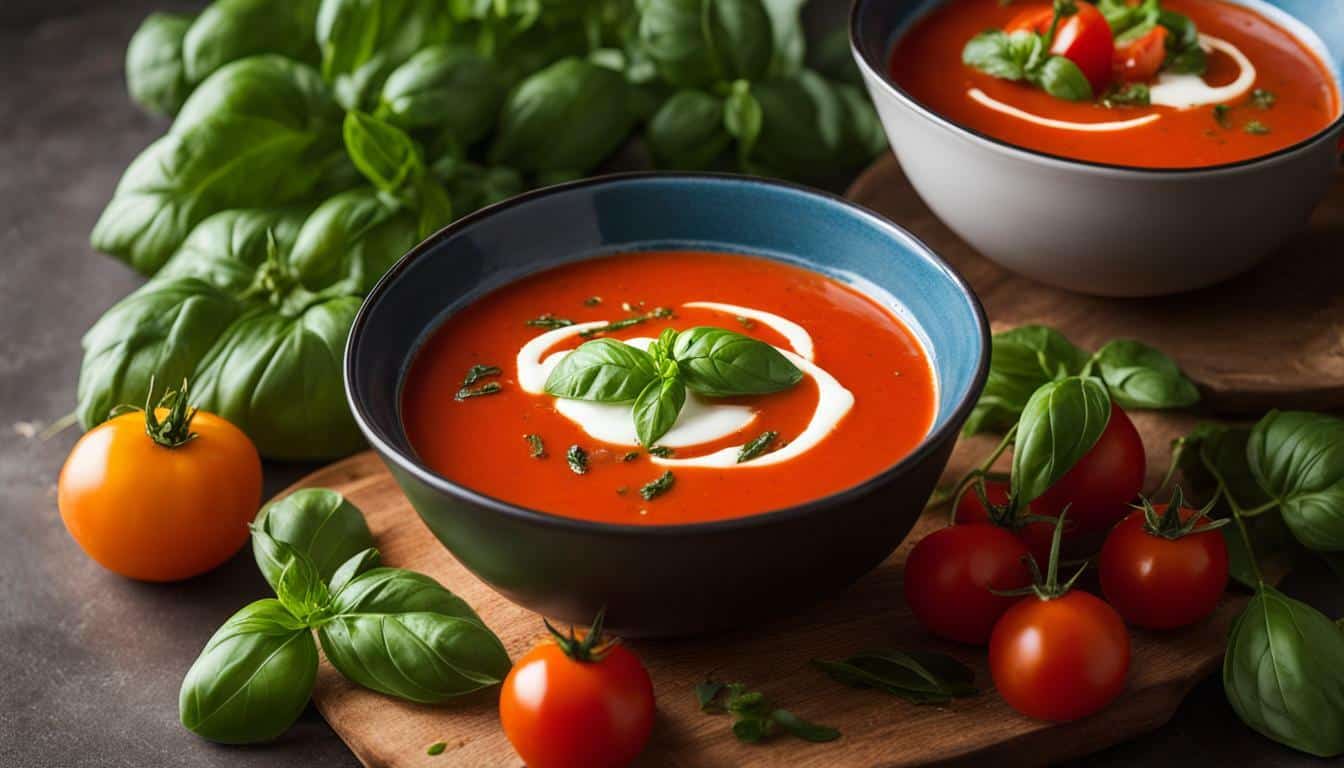 Garden Tomato Basil Soup Recipe
