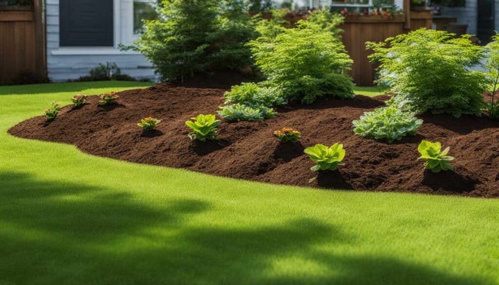 Mulching your garden for weed control and moisture conservation