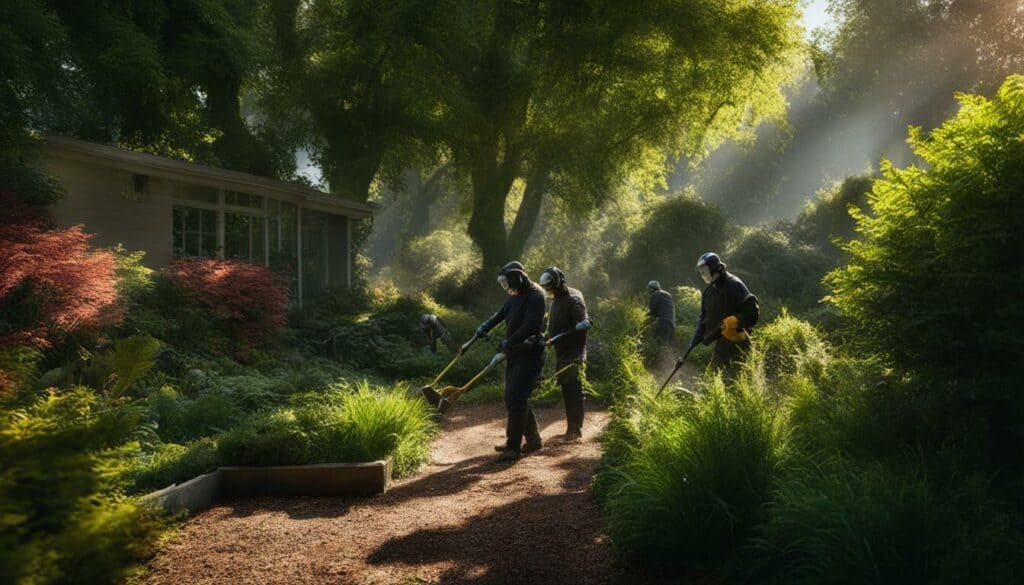 Professional garden cleaning services