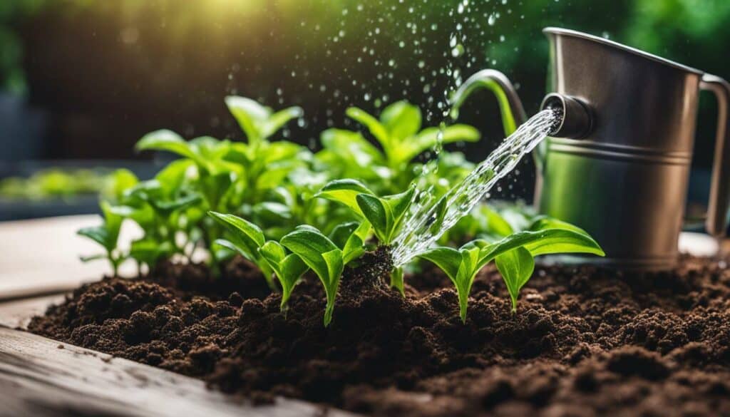 Proper watering techniques for healthy plants