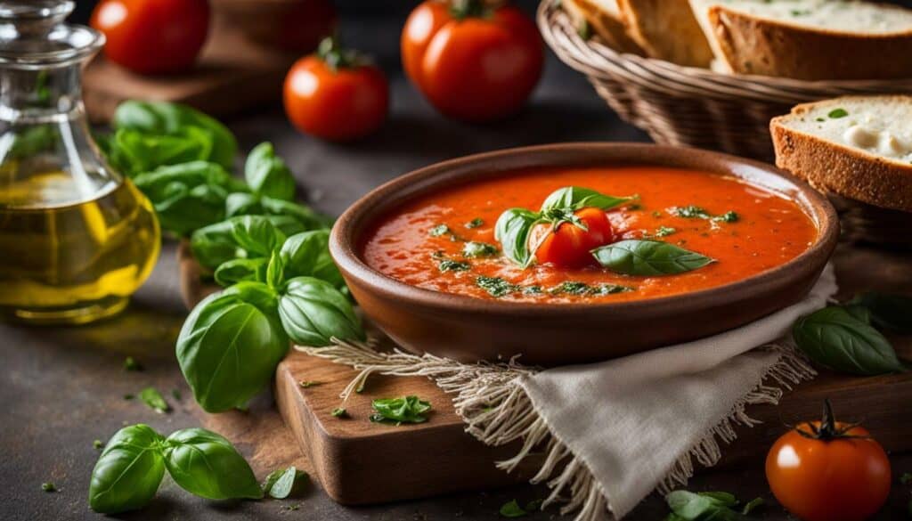 Vegetarian Tomato Basil Soup