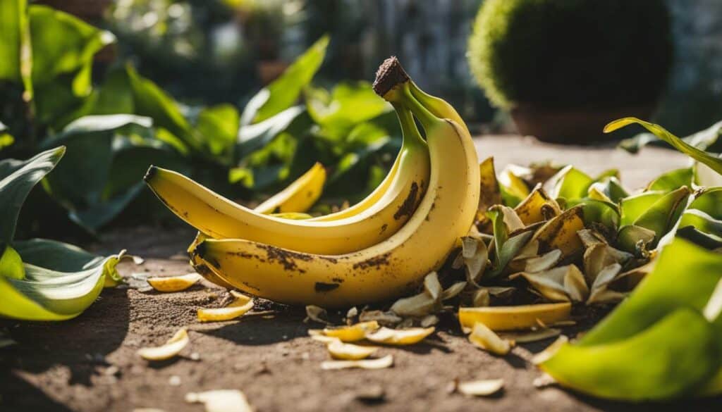 banana peels as fertilizer