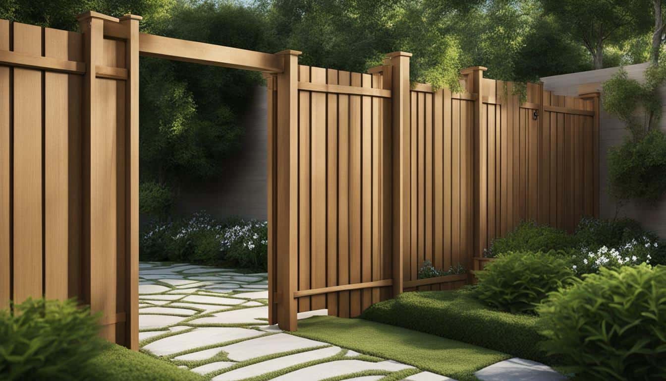 basic garden fence design