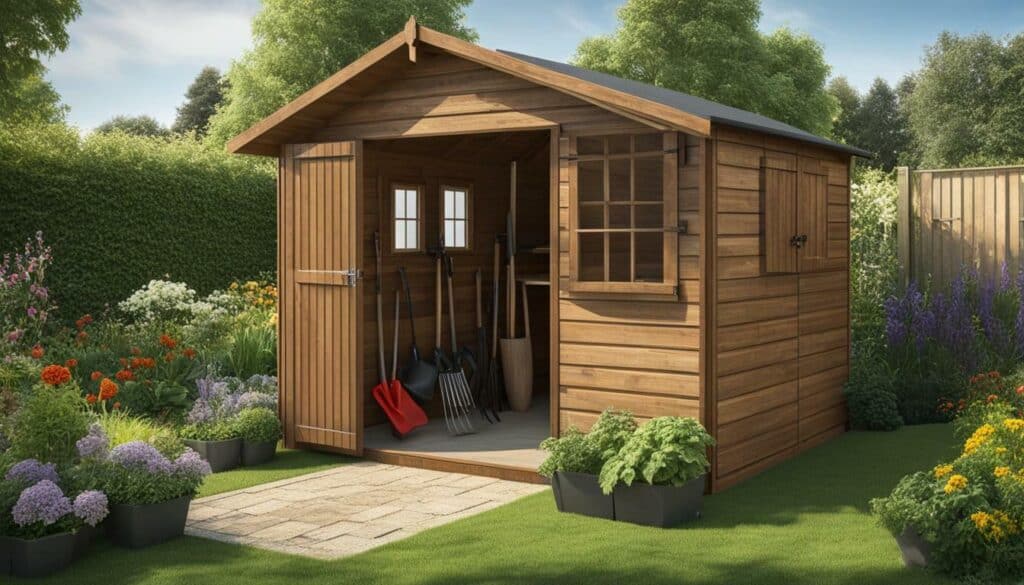 basic garden shed