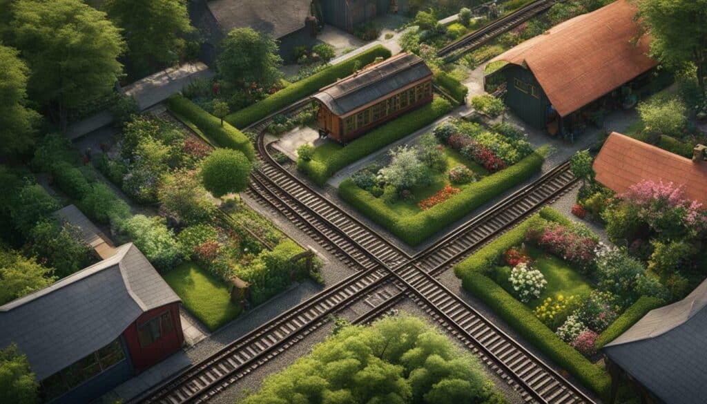 basic garden train layout