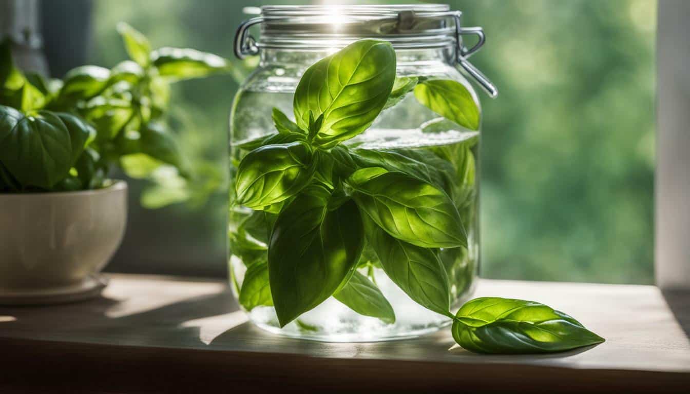 best way to store basil from garden