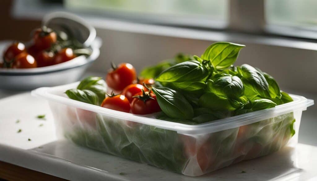best ways to store basil