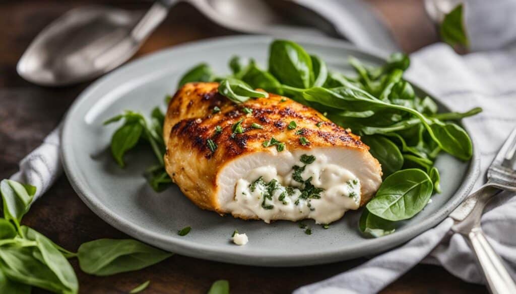 chicken with goat cheese and basil ina garten