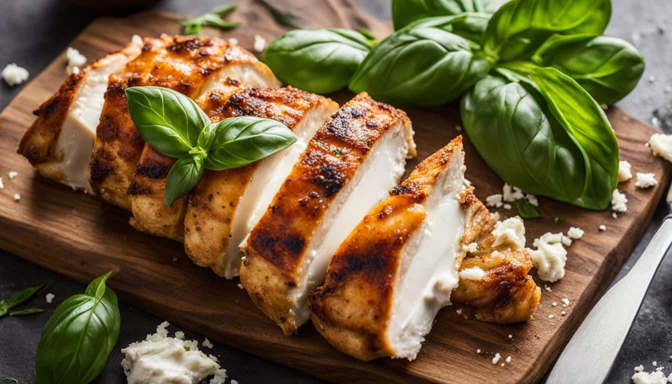 chicken with goat cheese and basil ina garten