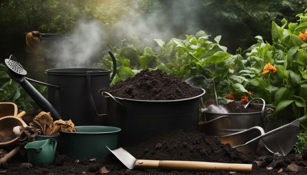 composted manure