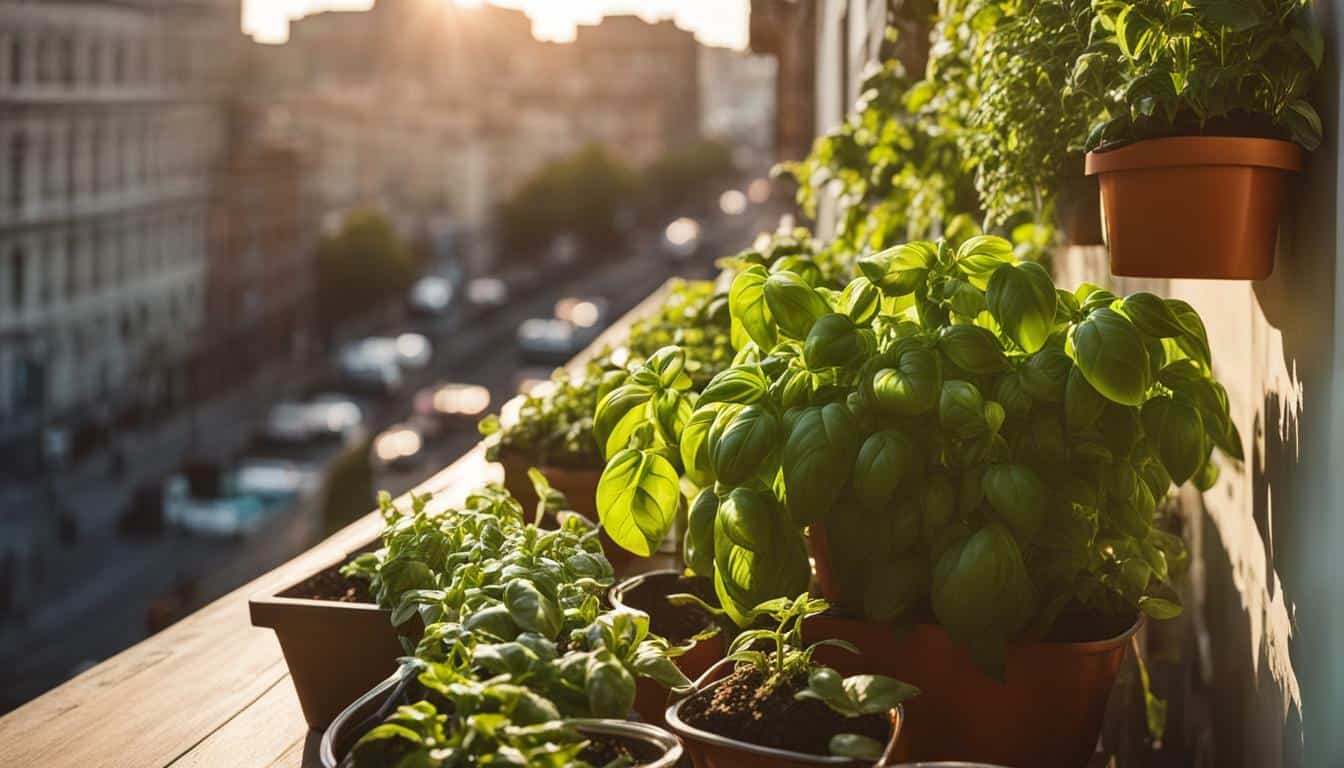 container gardening tips for basil