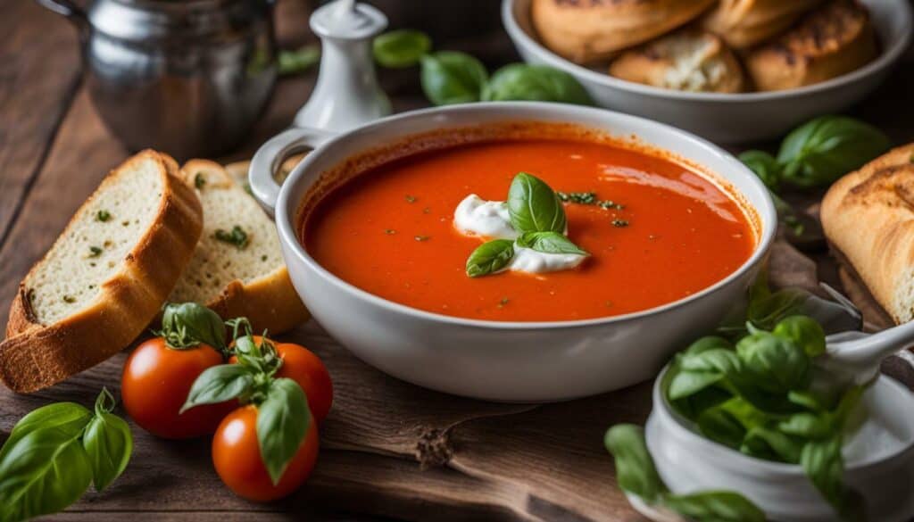easy and creamy tomato soup