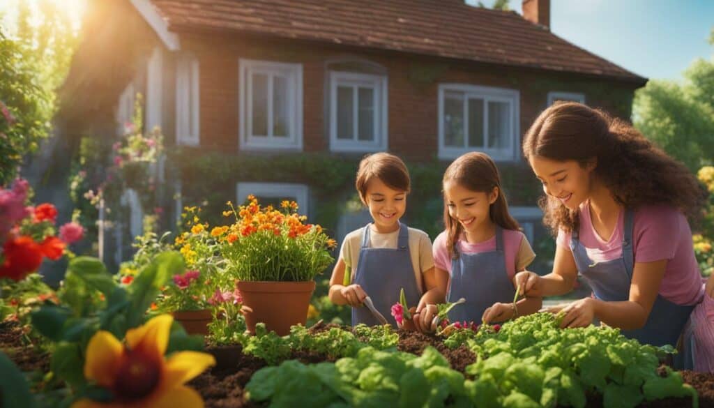 family gardening