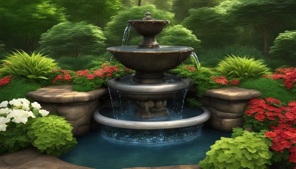 garden fountain basin