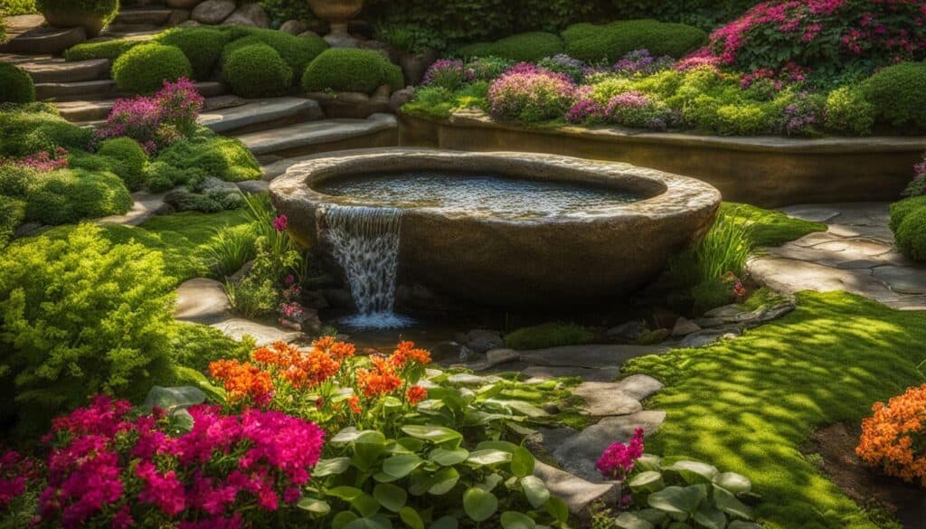 garden fountain basins