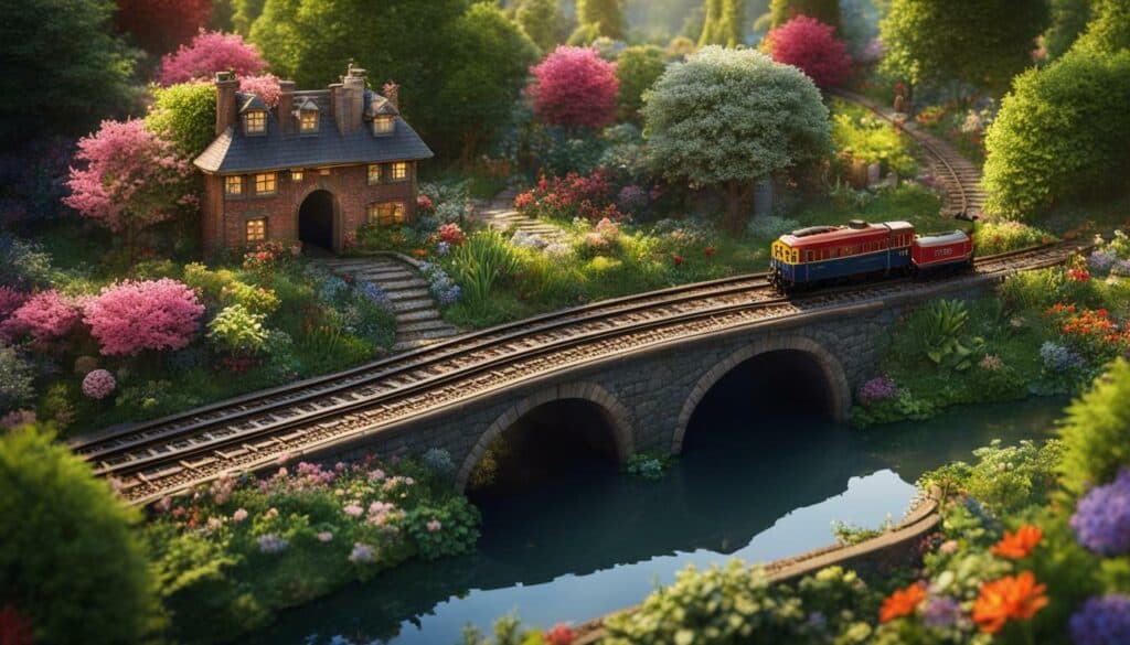 garden train layout
