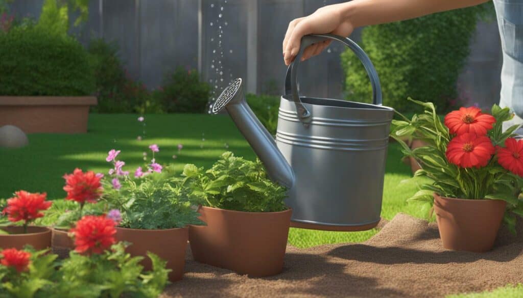 garden watering techniques