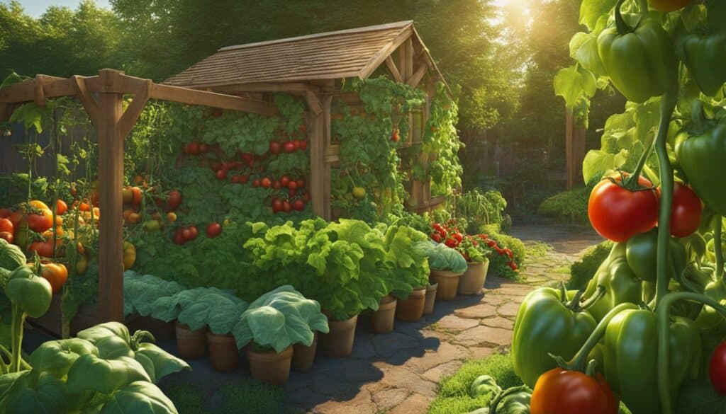 growing vegetables at home