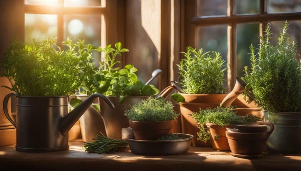 herb garden tips and basic herb garden care