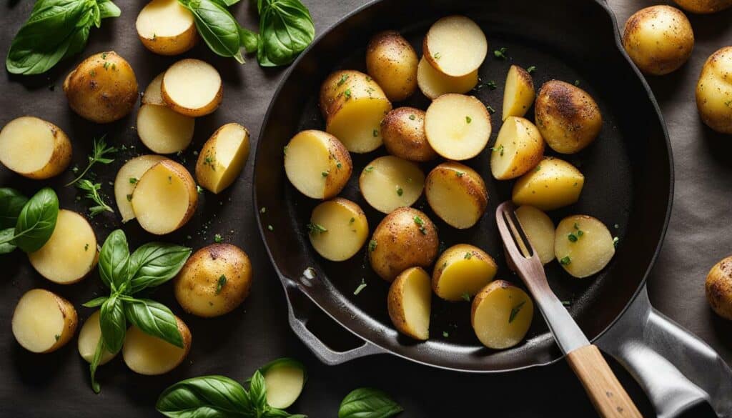 how to make potato basil frittata