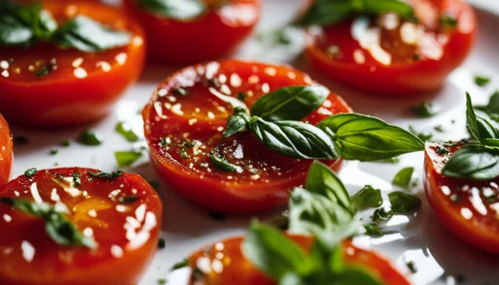 ina garten roasted tomatoes with basil