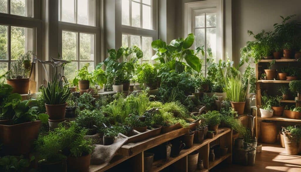 indoor organic gardening
