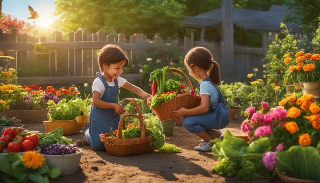 involving children in gardening