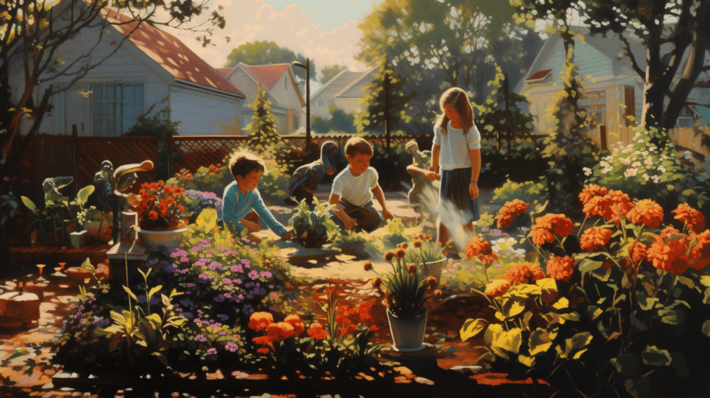 gardening with kids