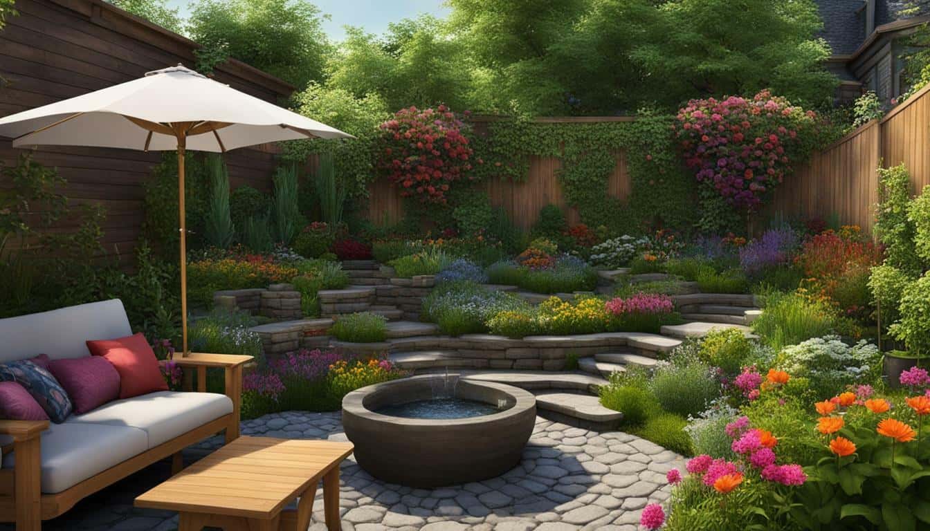 make garden in backyard