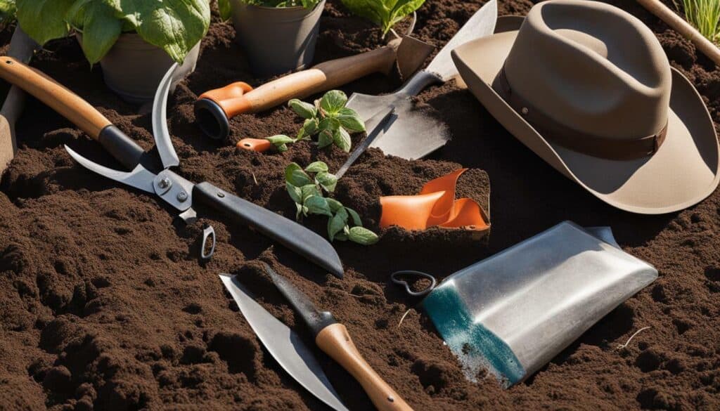 necessary tools and supplies for gardening