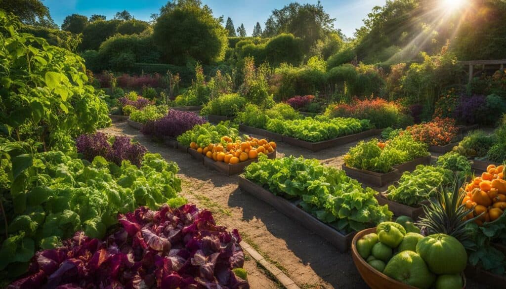 organic and edible gardens