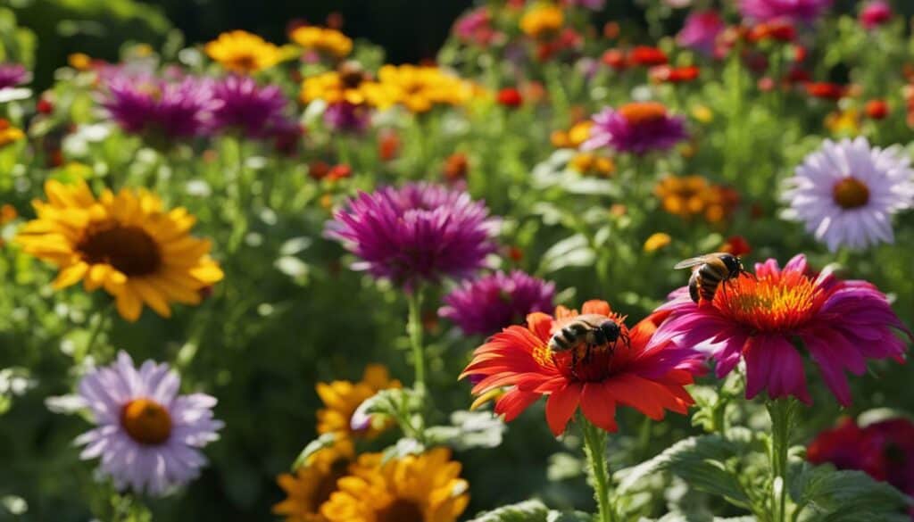 planting flowers for pollination and pest control