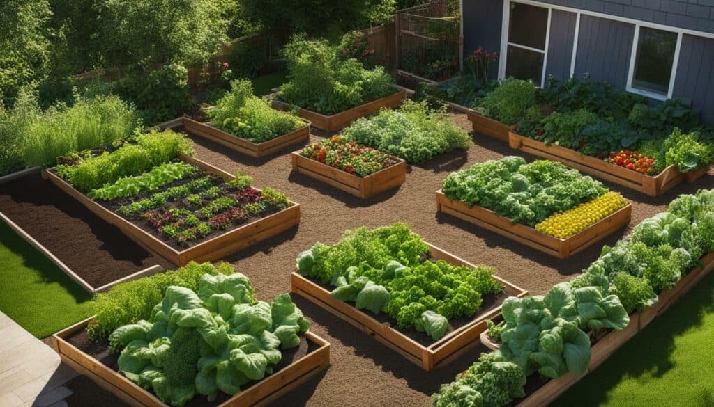raised beds for vegetable gardening