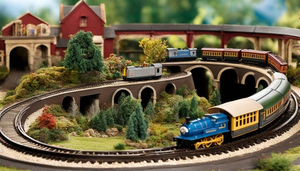 small garden model train layouts
