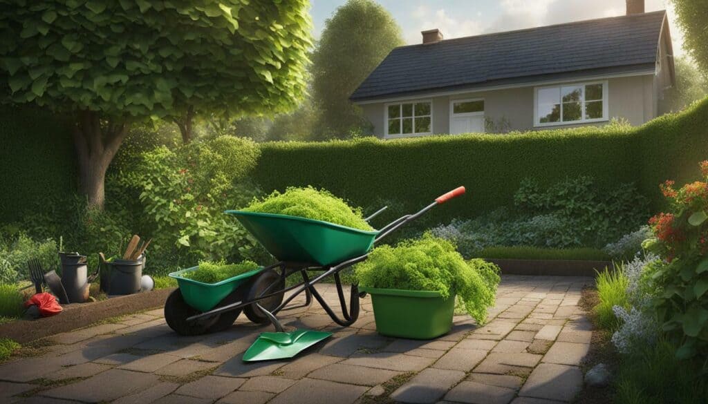 step-by-step garden cleaning