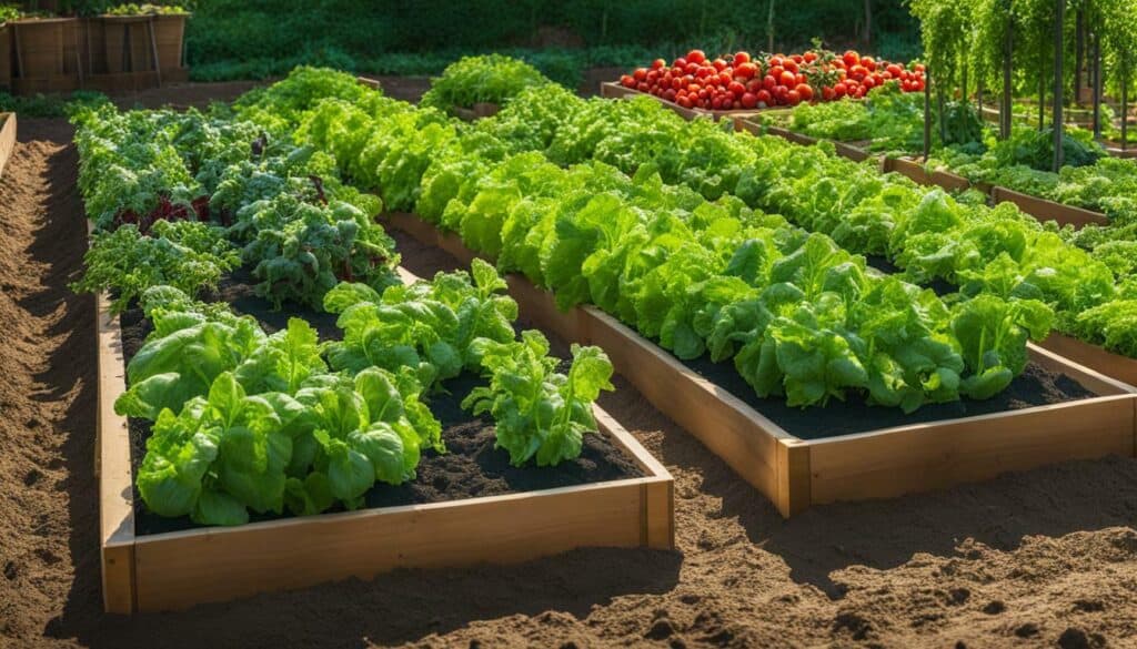 vegetable garden bed